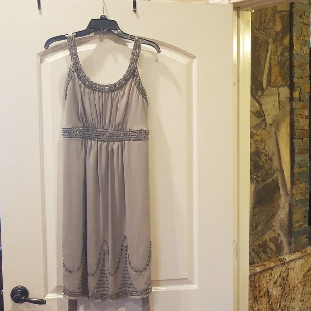 A Pea in the Pod sequin maternity dress